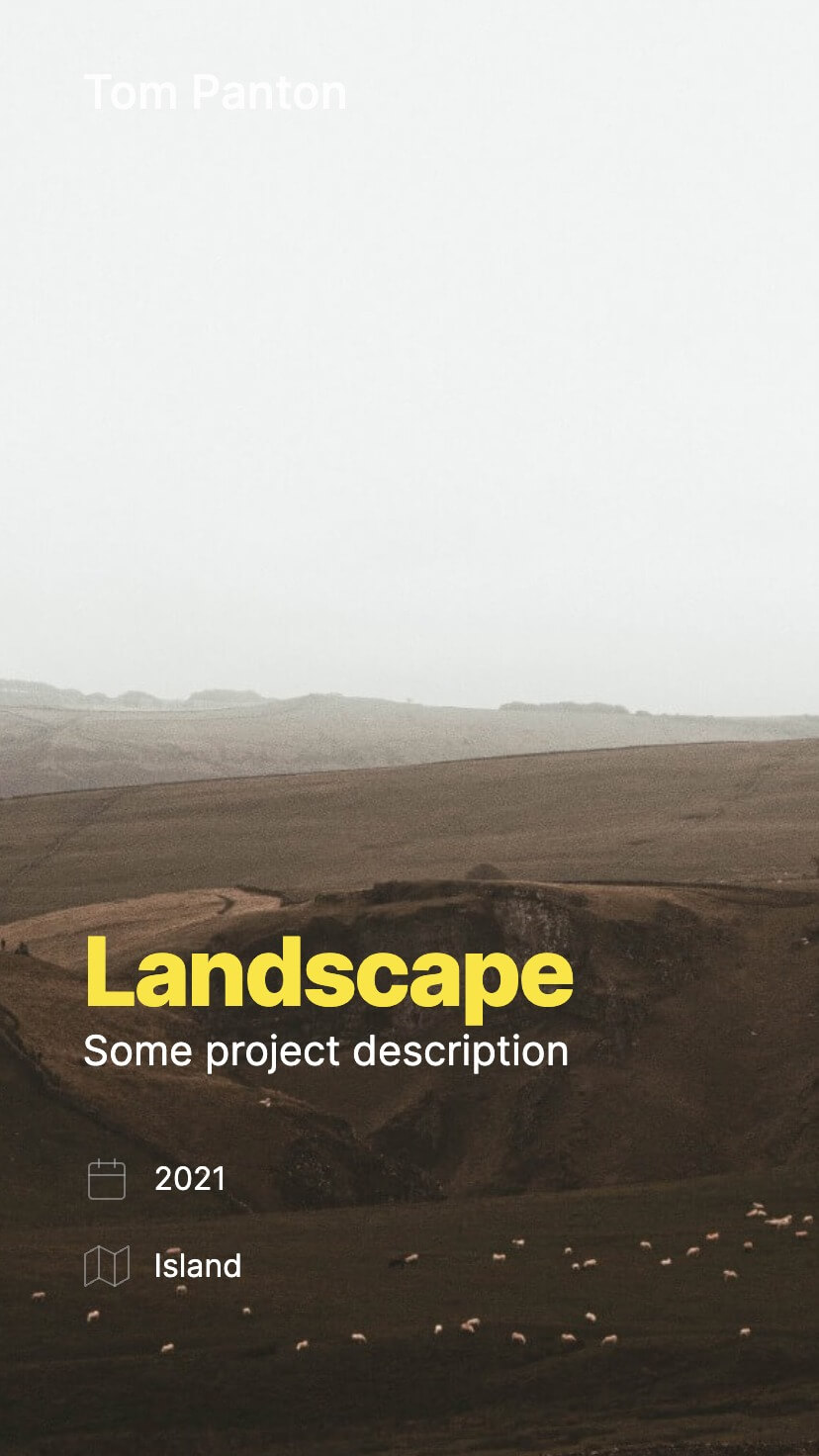 webflow template for photographers