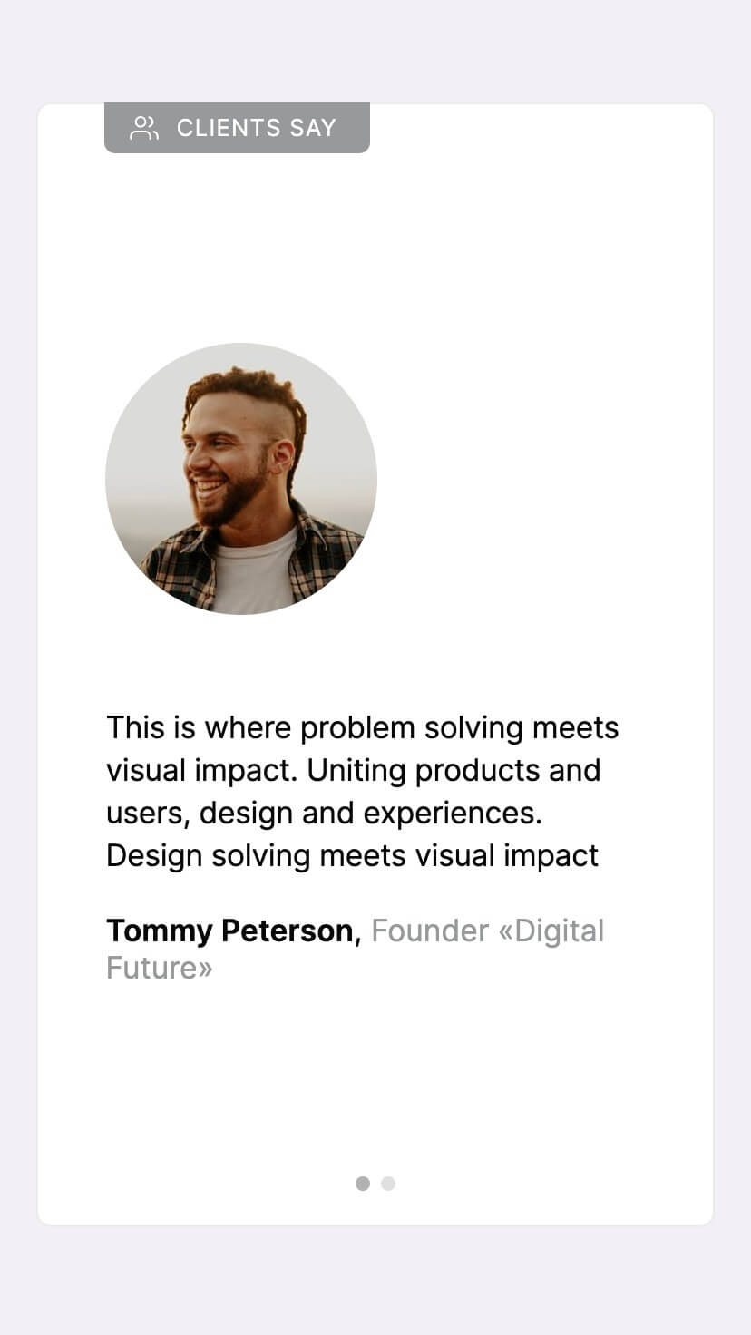 creative portfolio designer webflow template, mobile design