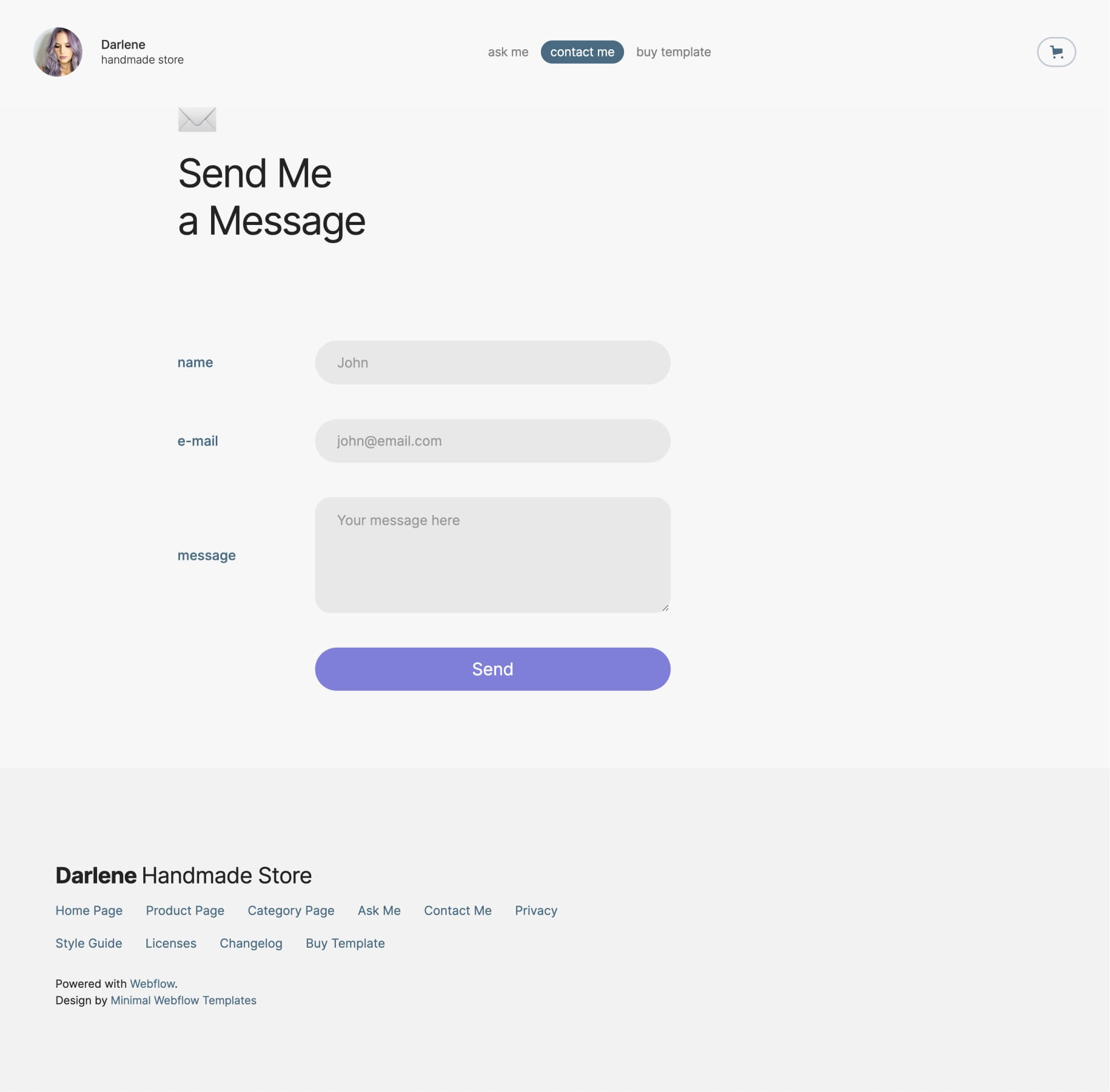 store, shop webflow template