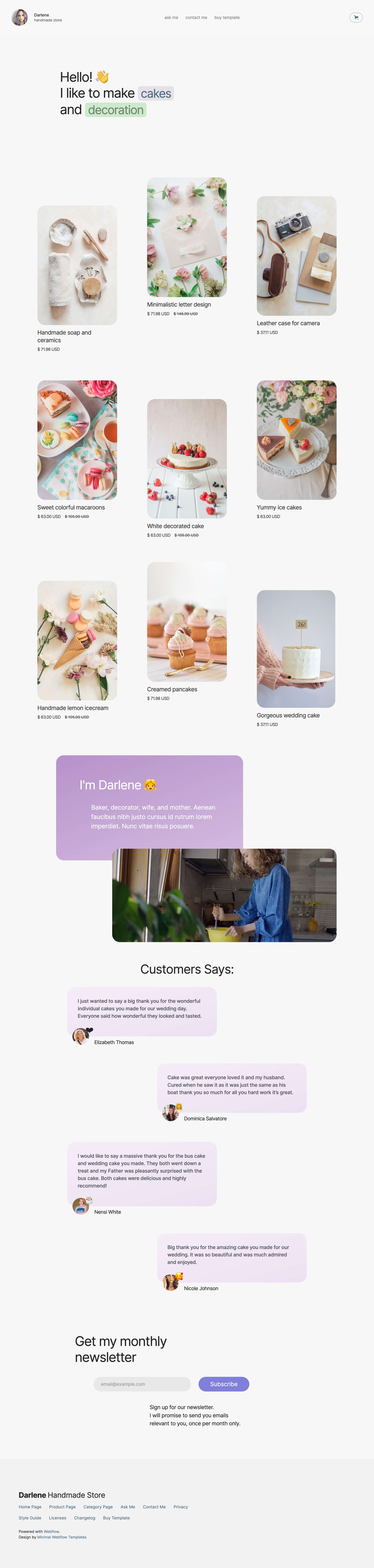 store, shop webflow template