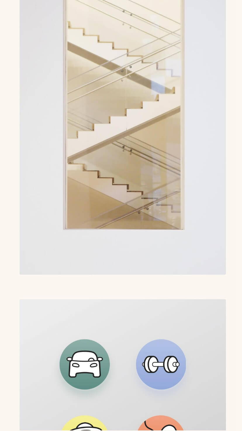 creative one page portfolio designer webflow template, mobile design
