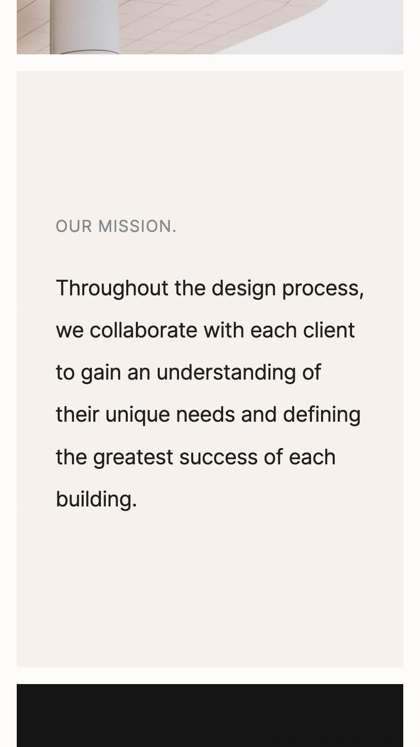 architect, interior, design studio webflow template, mobile design