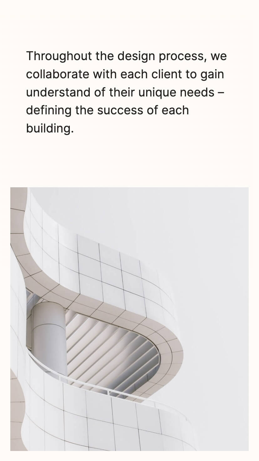 architect, interior, design studio webflow template, mobile design