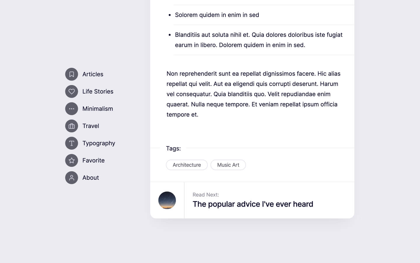 webflow minimal blog template