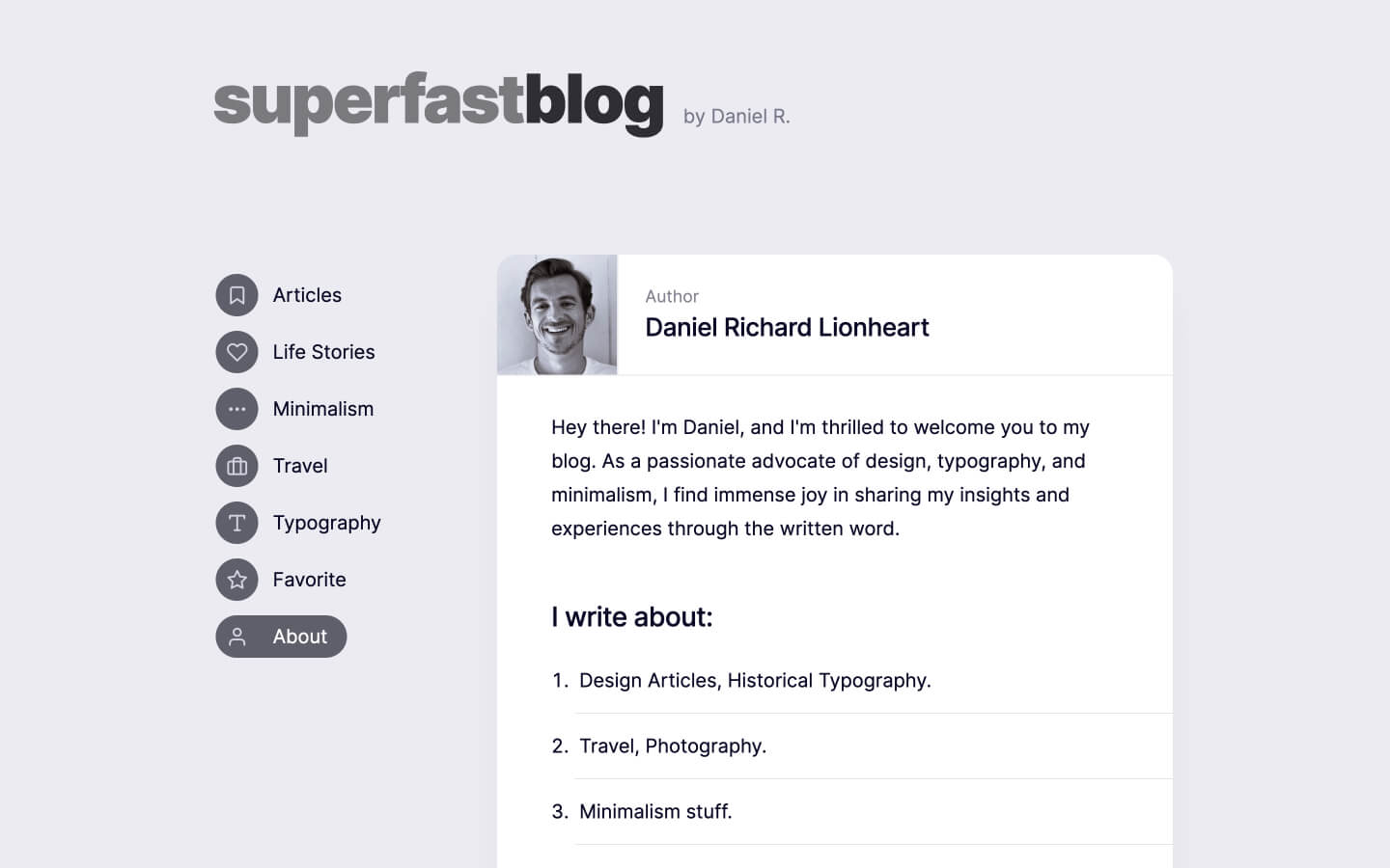 webflow minimal blog template