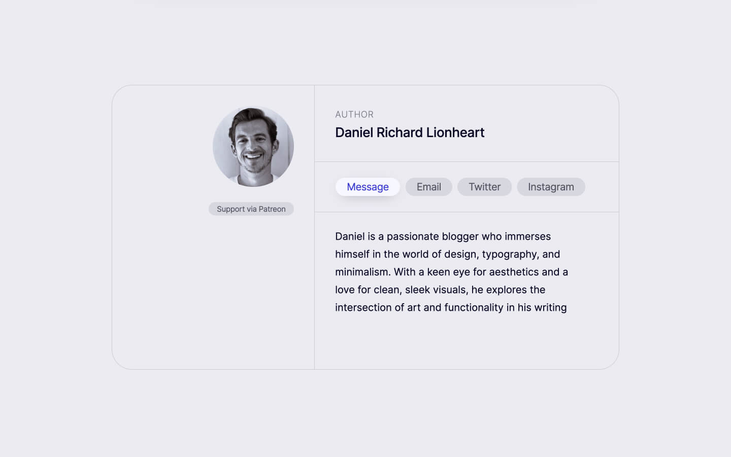 webflow minimal blog template