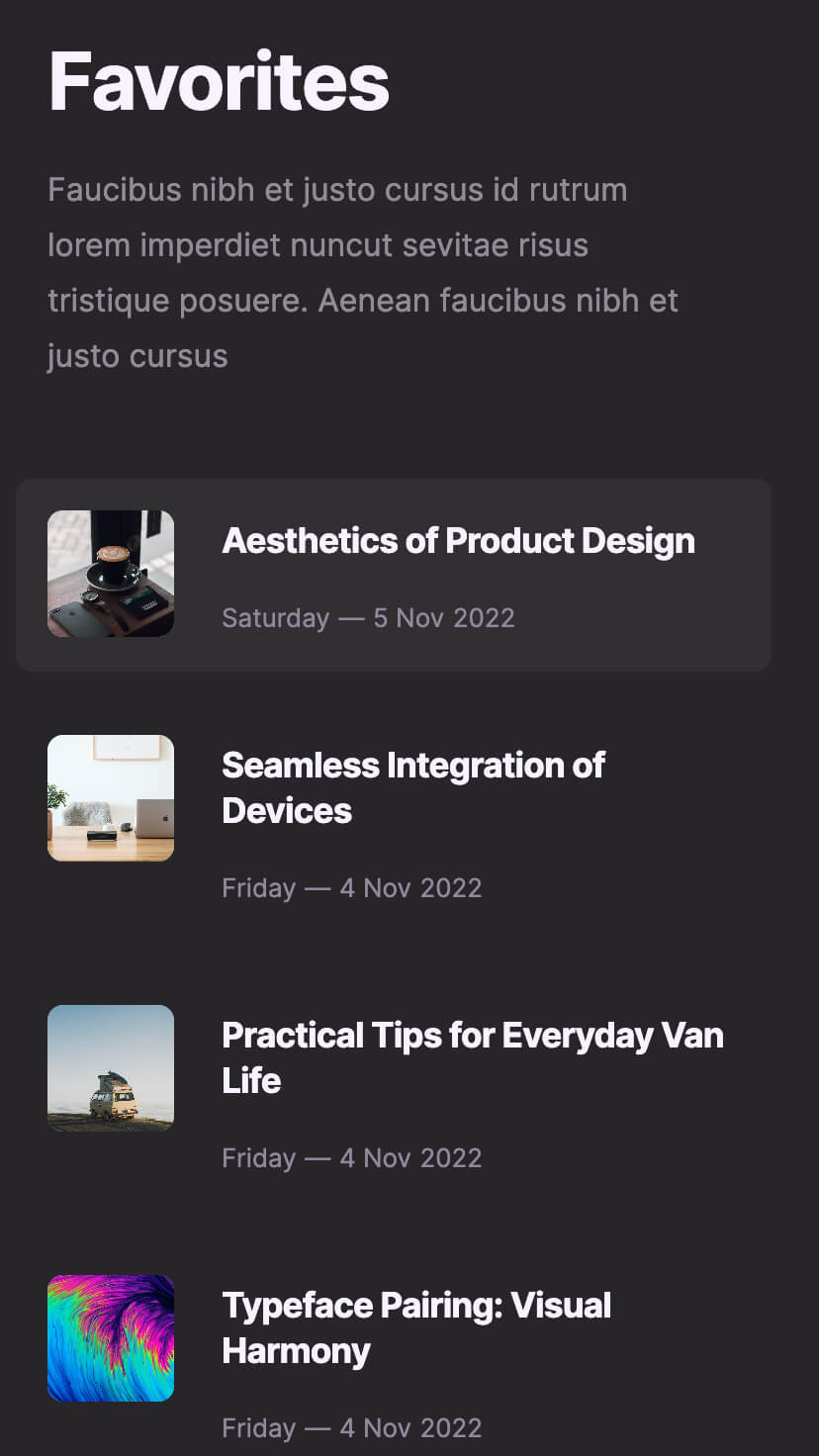 webflow blog template, dark theme
