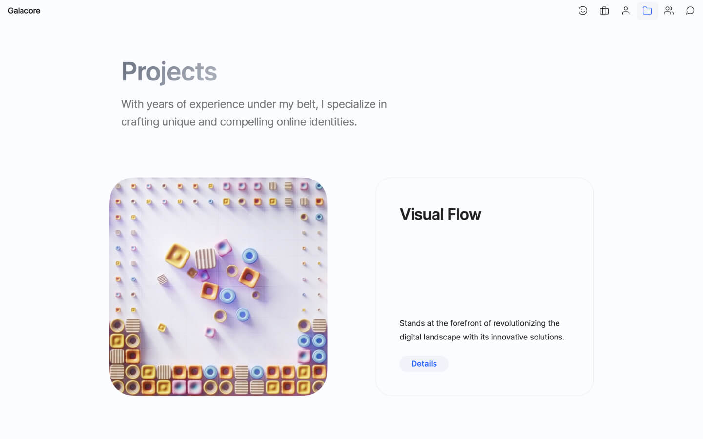 Webflow Minimal Tempate for Onepage cretive website