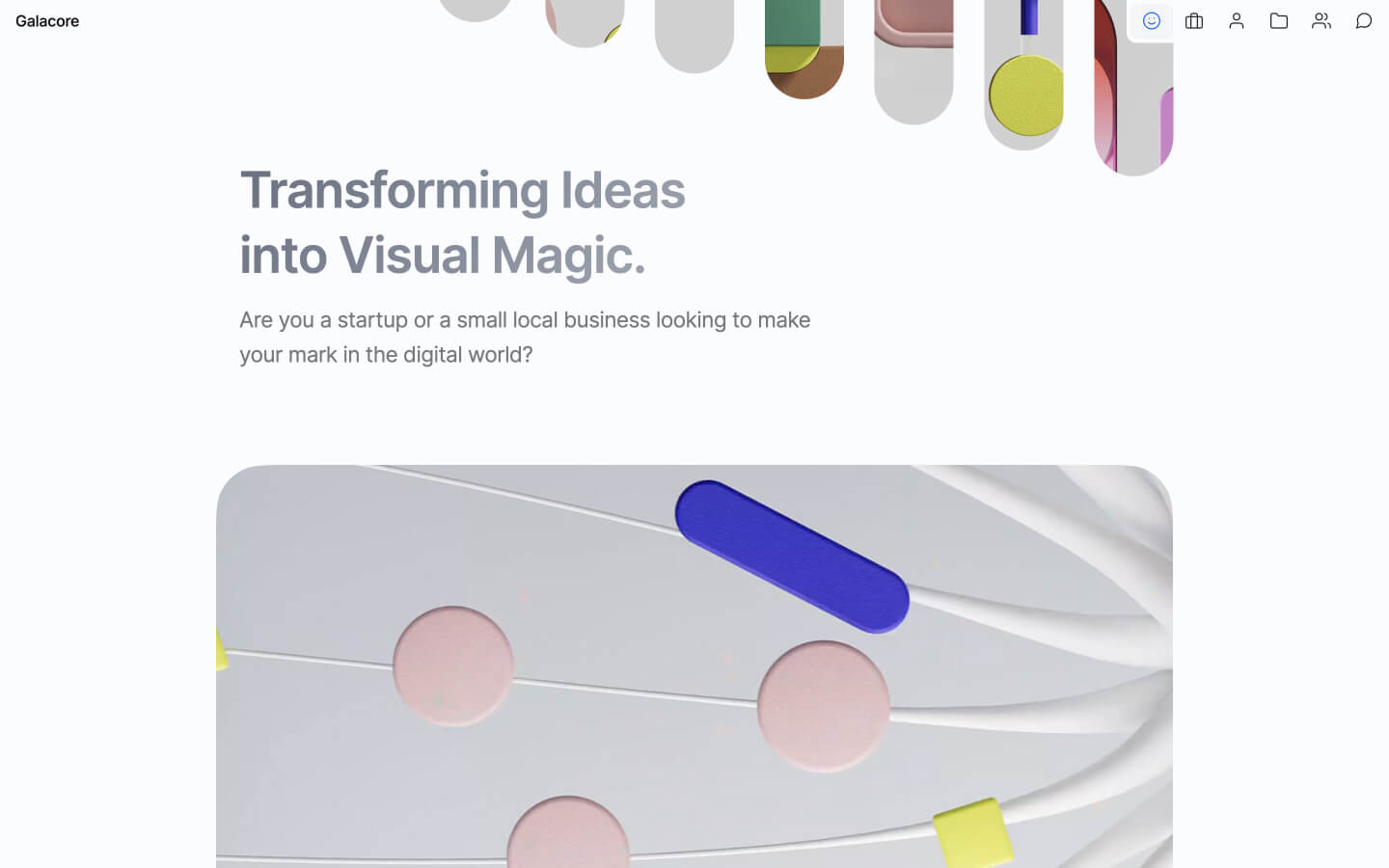 Webflow Minimal Tempate for Onepage cretive website