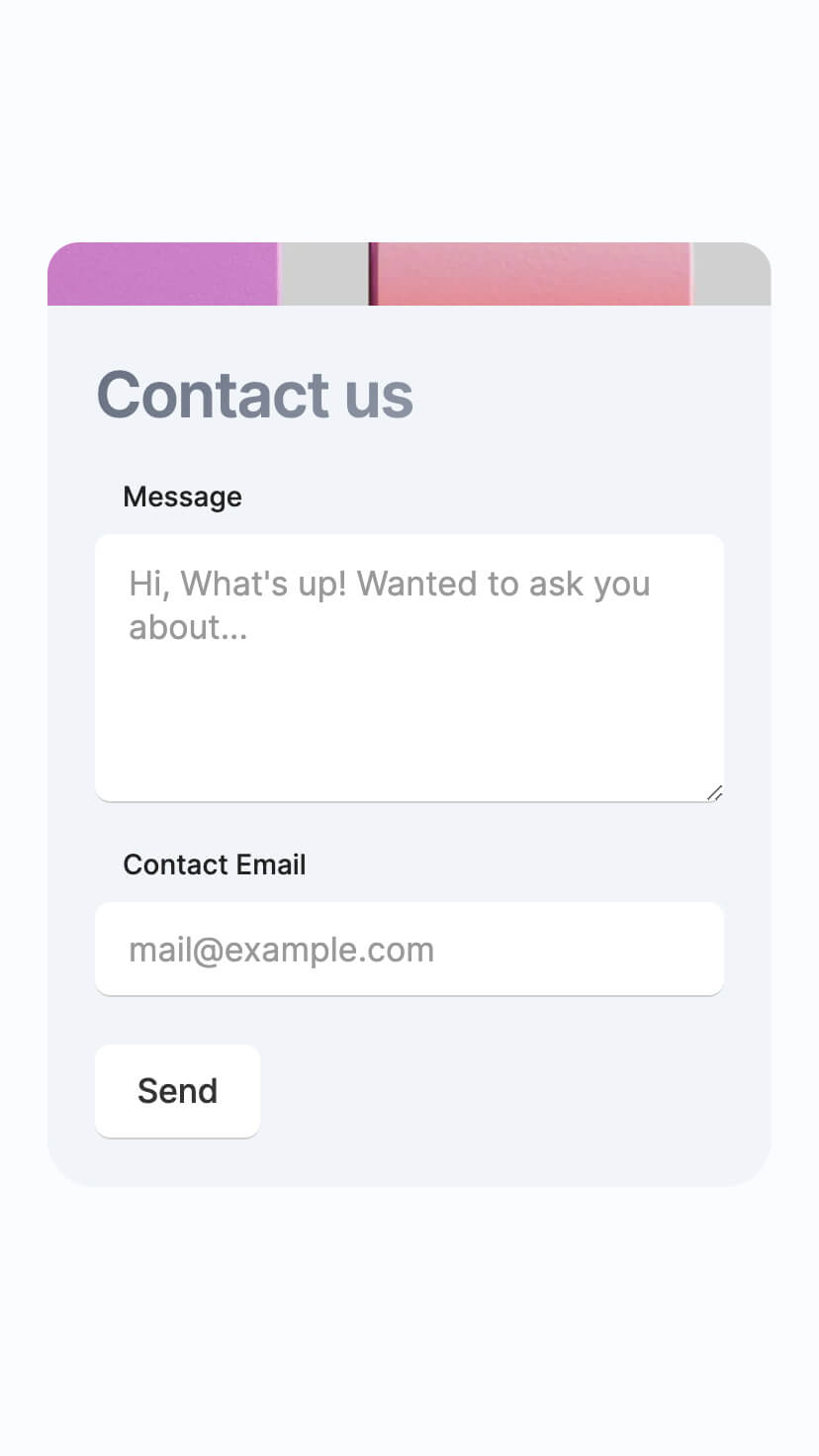 Webflow Minimal Tempate for Onepage cretive website, mobile version
