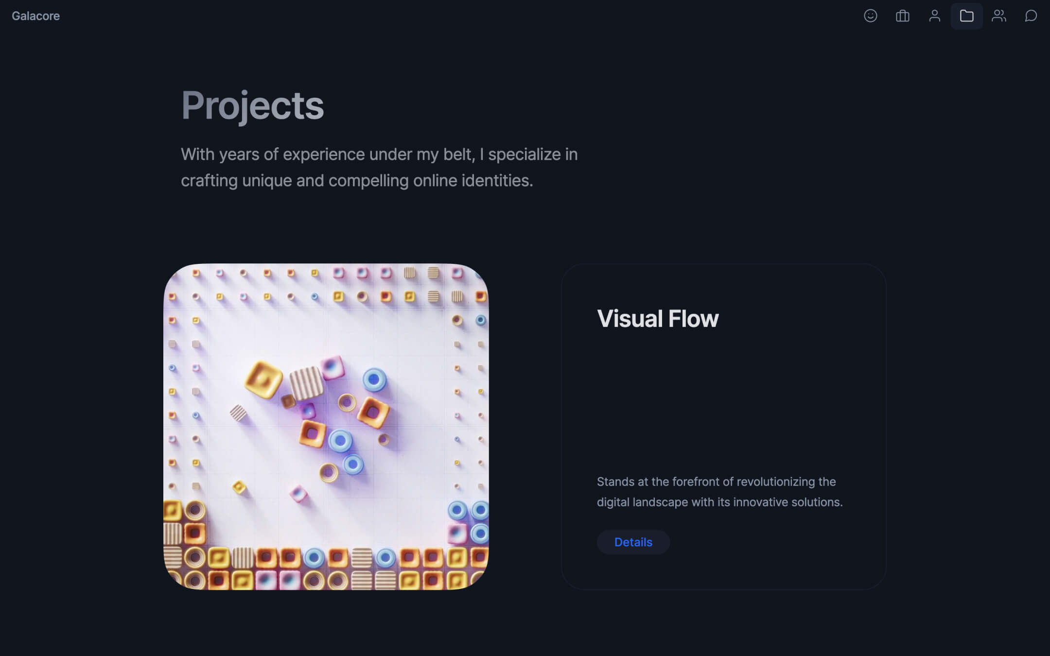Webflow Minimal Tempate for Onepage cretive website