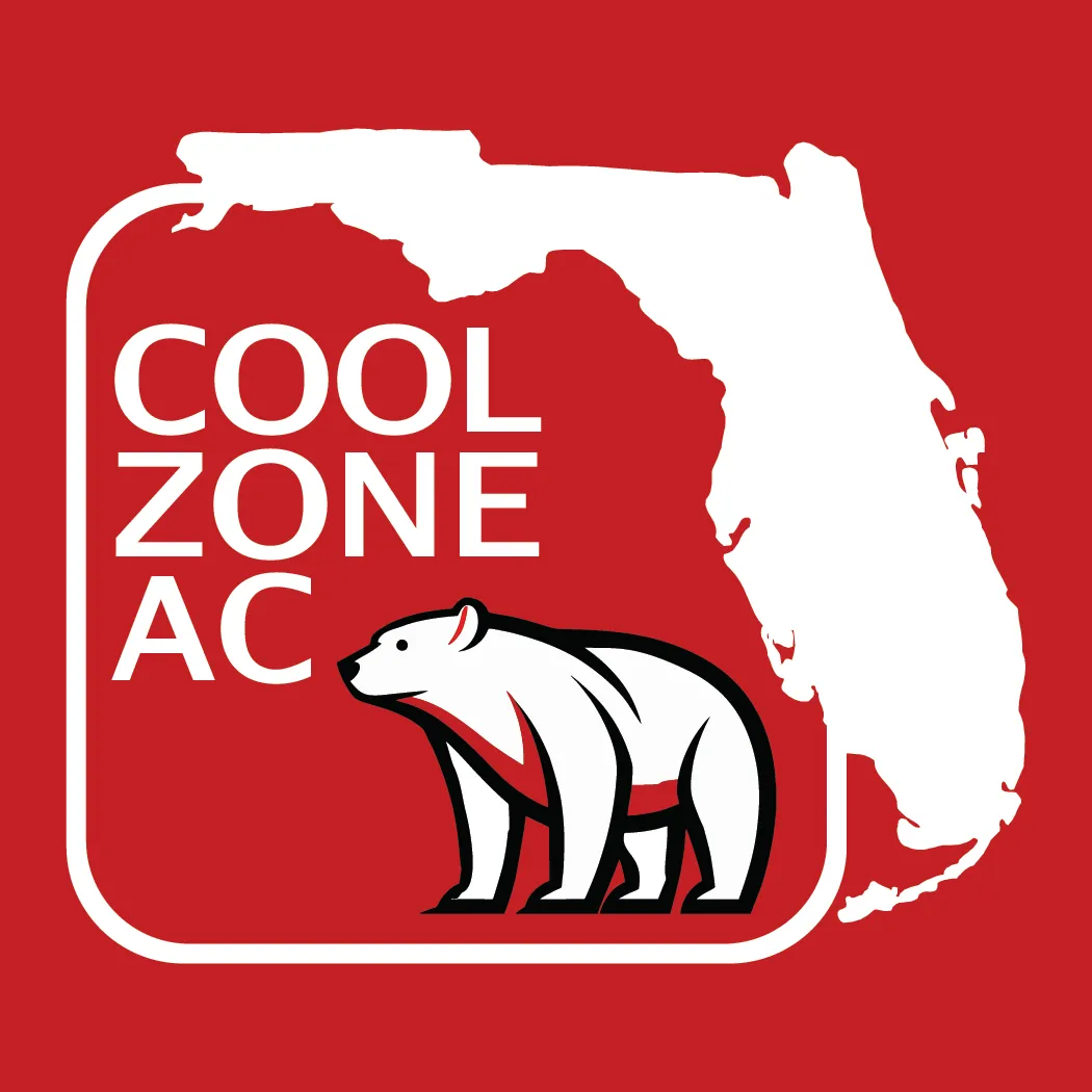 Cool Zone AC logo with polar bear and Florida state outline