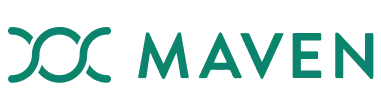 MAVEN logo green
