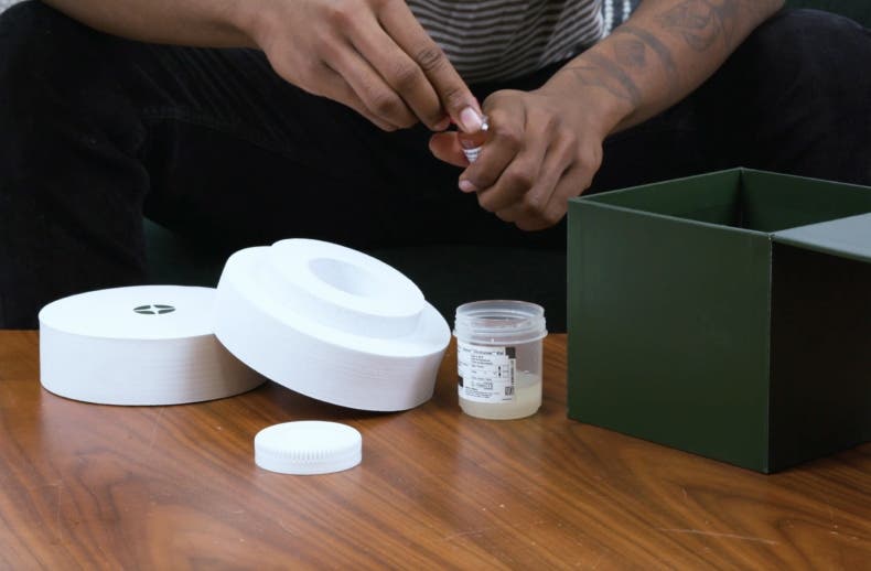 At home sperm test kit