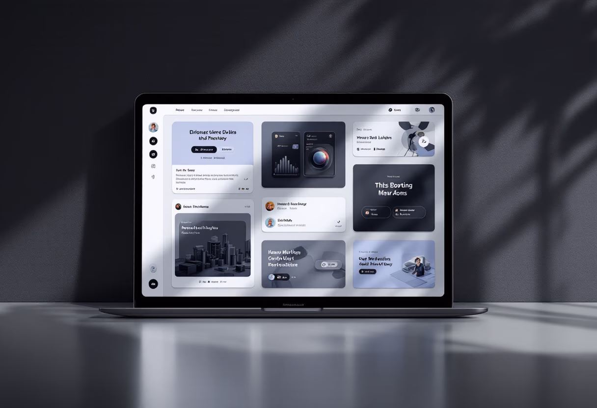 [digital project] image of a productivity app interface (for a productivity tools business)