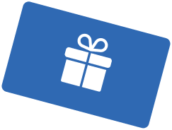 Blue Gift Card