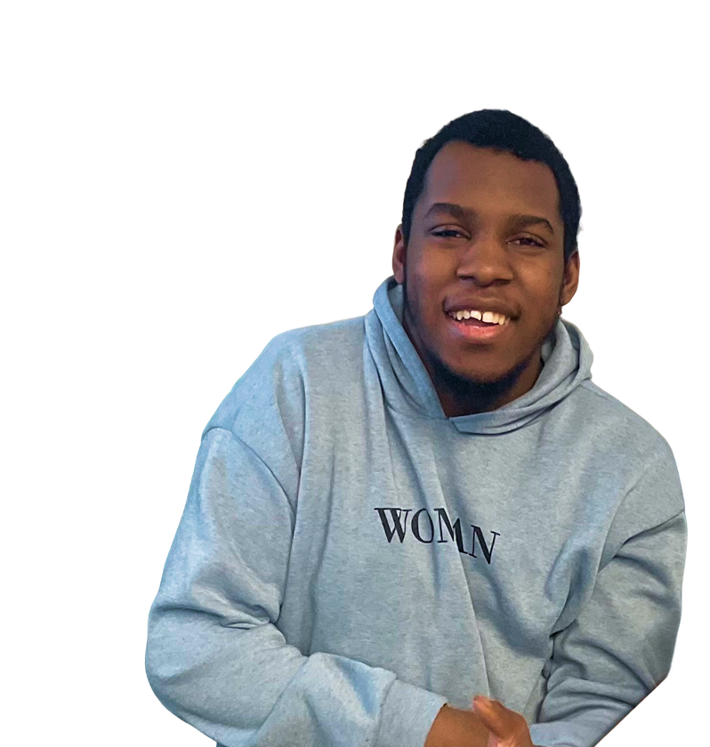 Portrait of smiling neurodivergent teenage male