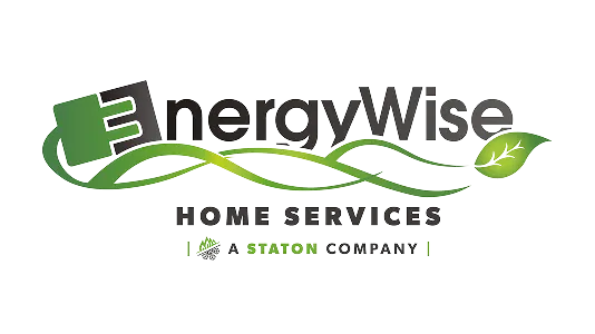 EnergyWise Home Services logo with green leaf and electrical plug design