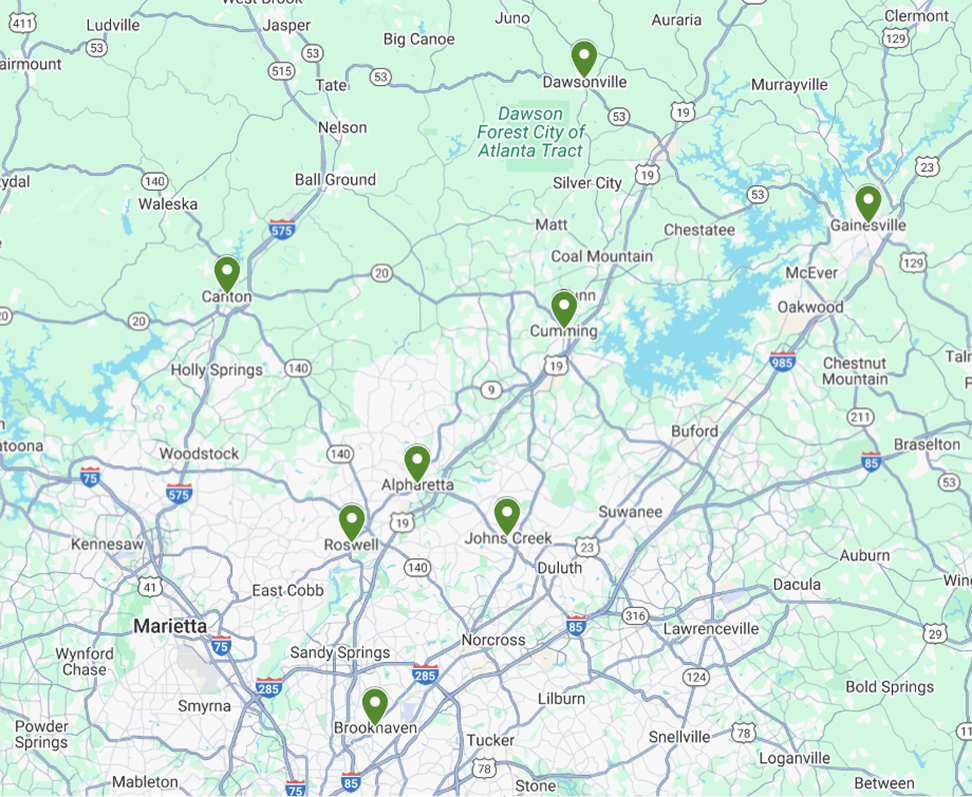 Energywise location map