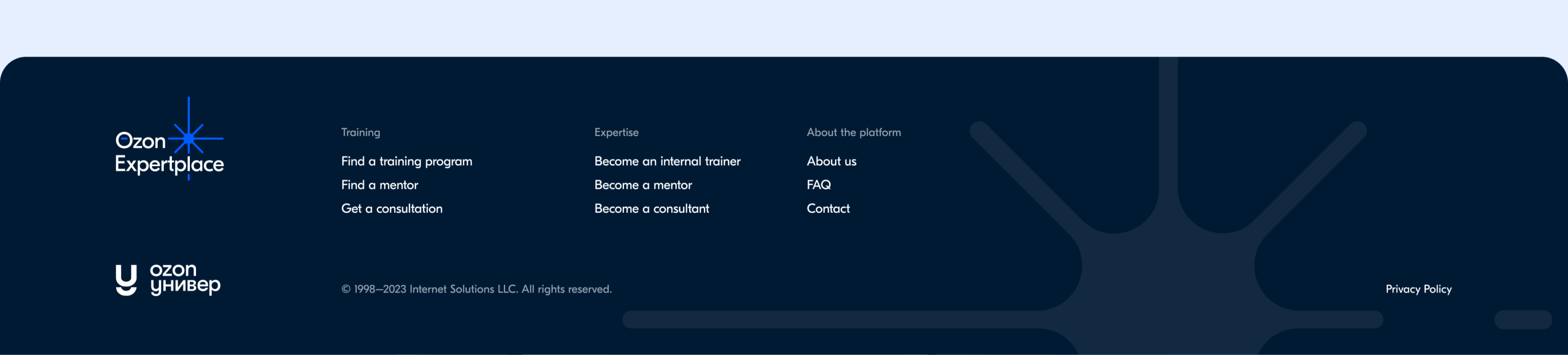 Ozon Expertplace Platform Development