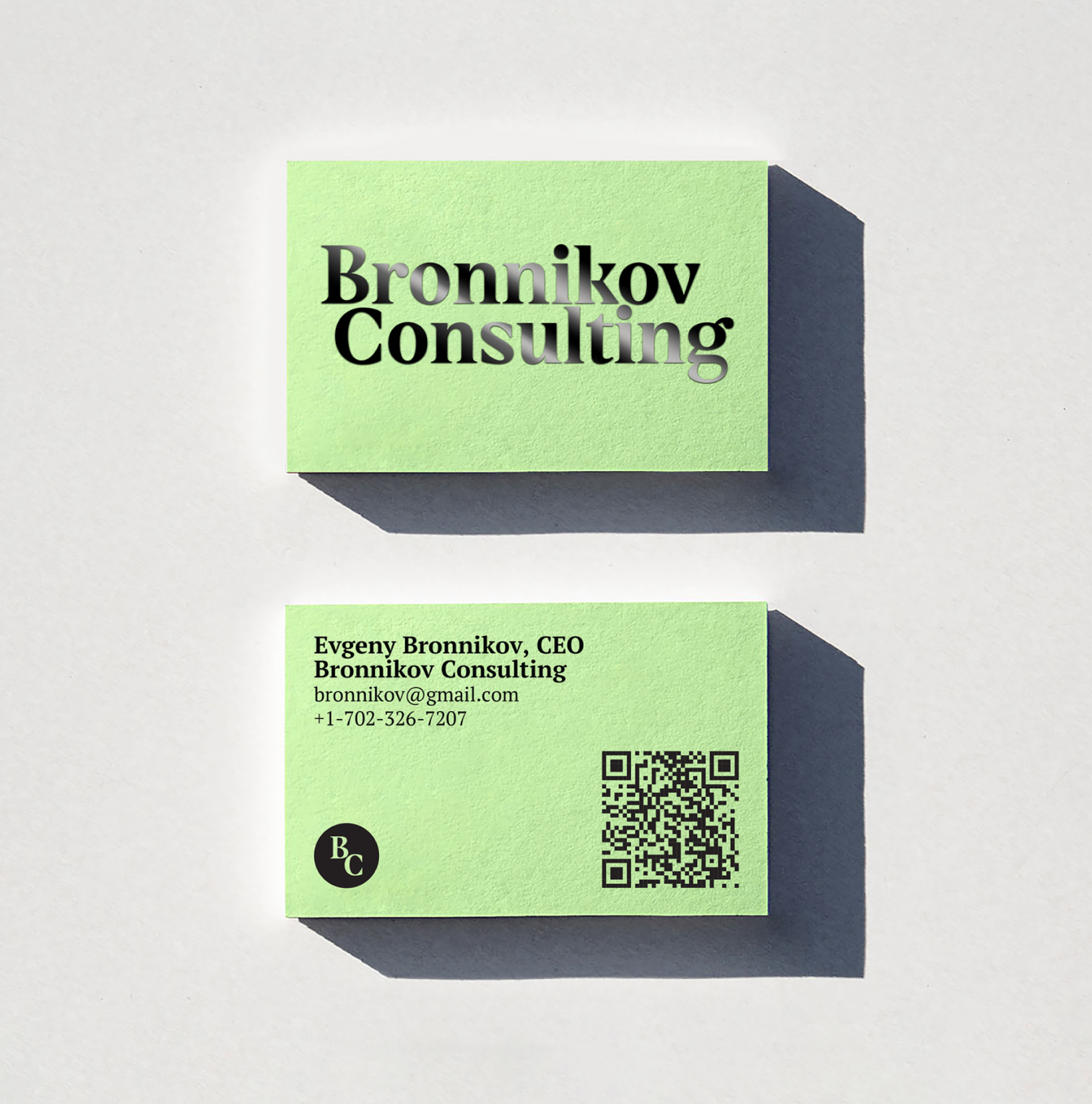 Brand building for Bronnikov Consulting