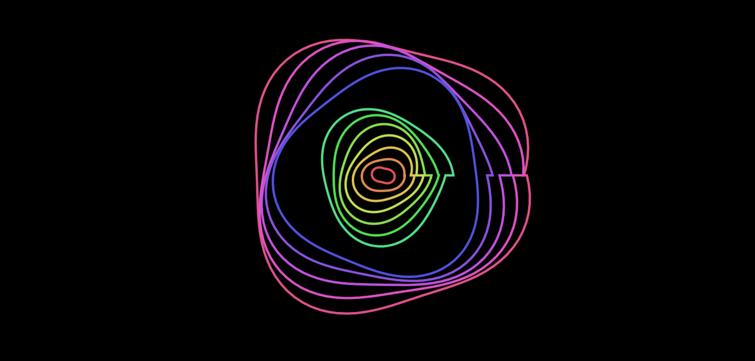 Explore the definition of a circle in this interactive audiovisual experience. Hover over wavy, concentric circles to reveal geometric truths with synth sounds, and click to watch them gracefully fade away. A minimalist blend of generative art and education.