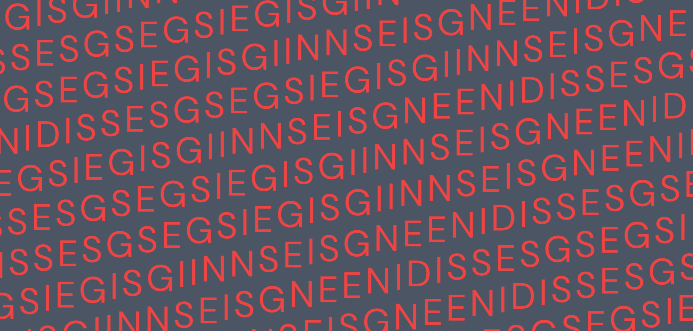 Command a field of kinetic typography. Your cursor becomes a magnet, assembling the word "DESIGN" from a dynamic cascade of scrolling letters.