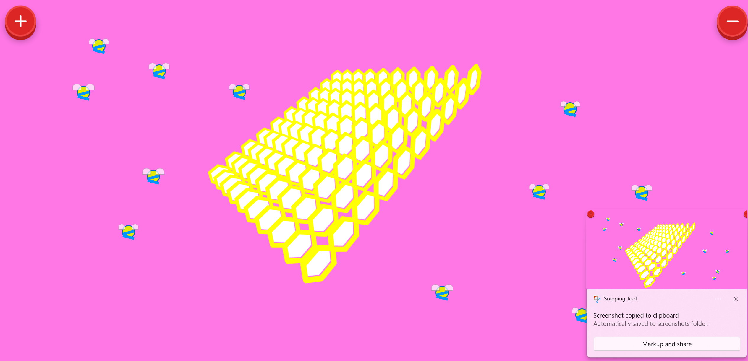 Arrange a choir of musical bees on an interactive 3D honeycomb to create looping melodies. A playful, generative music sequencer where every bee has its own note and every row has its own rhythm.