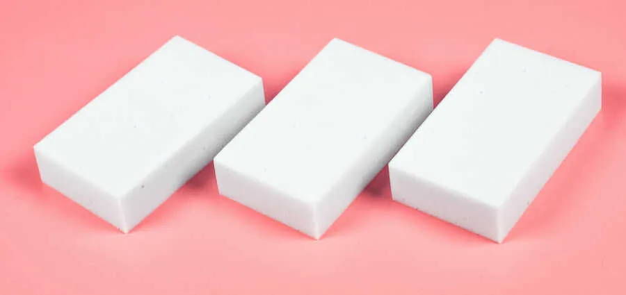 Cleaning with Magic Sponges