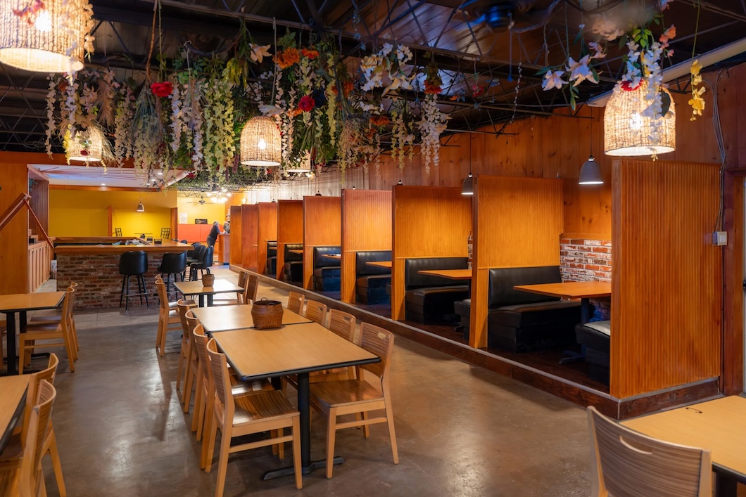 Interior seating area inside MamaNem Southern Kitchen