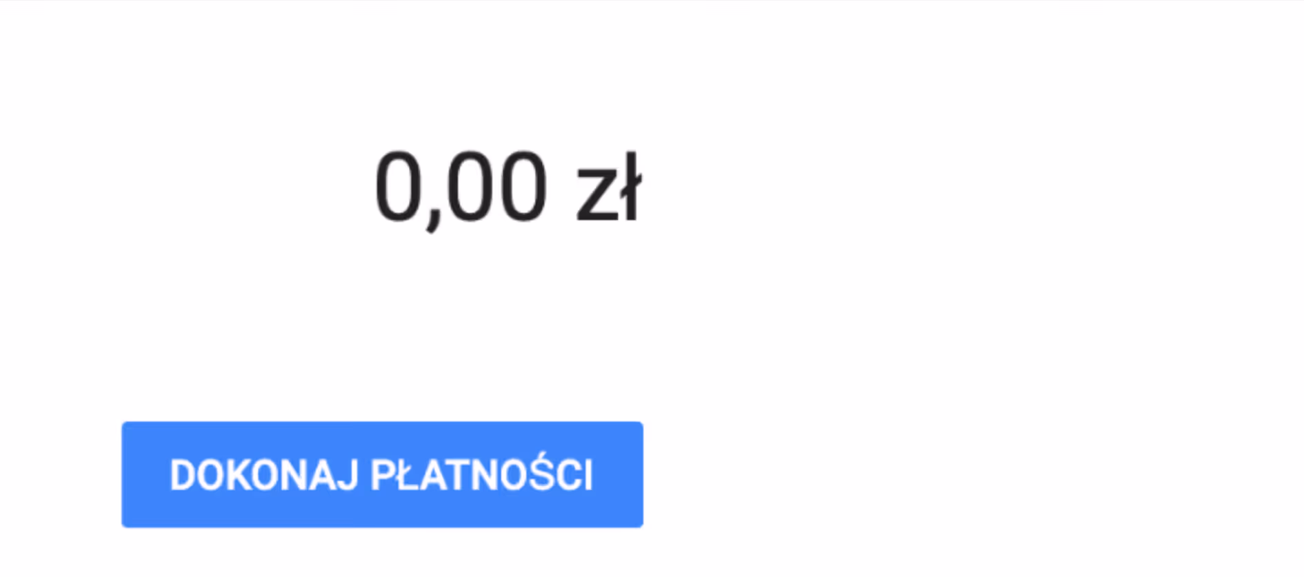 Screen Wybór modelu płatności