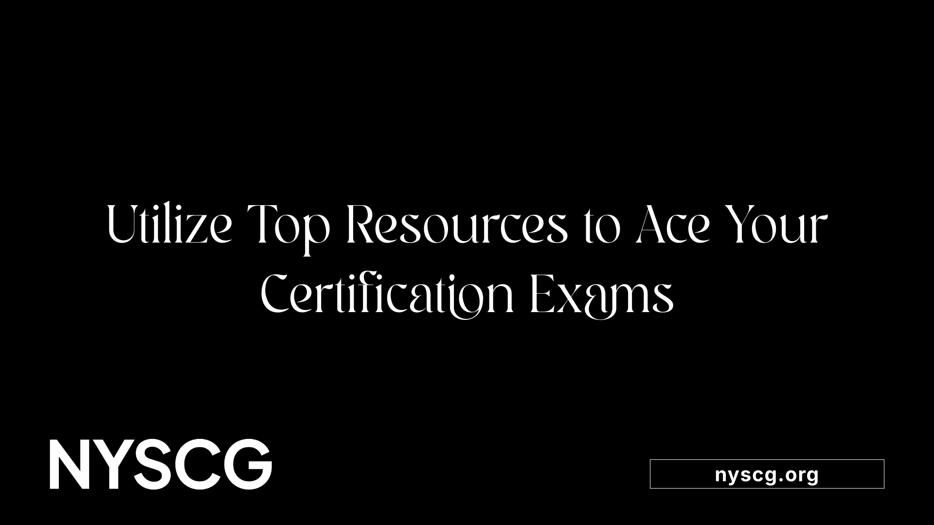 Utilize Top Resources to Ace Your Certification Exams