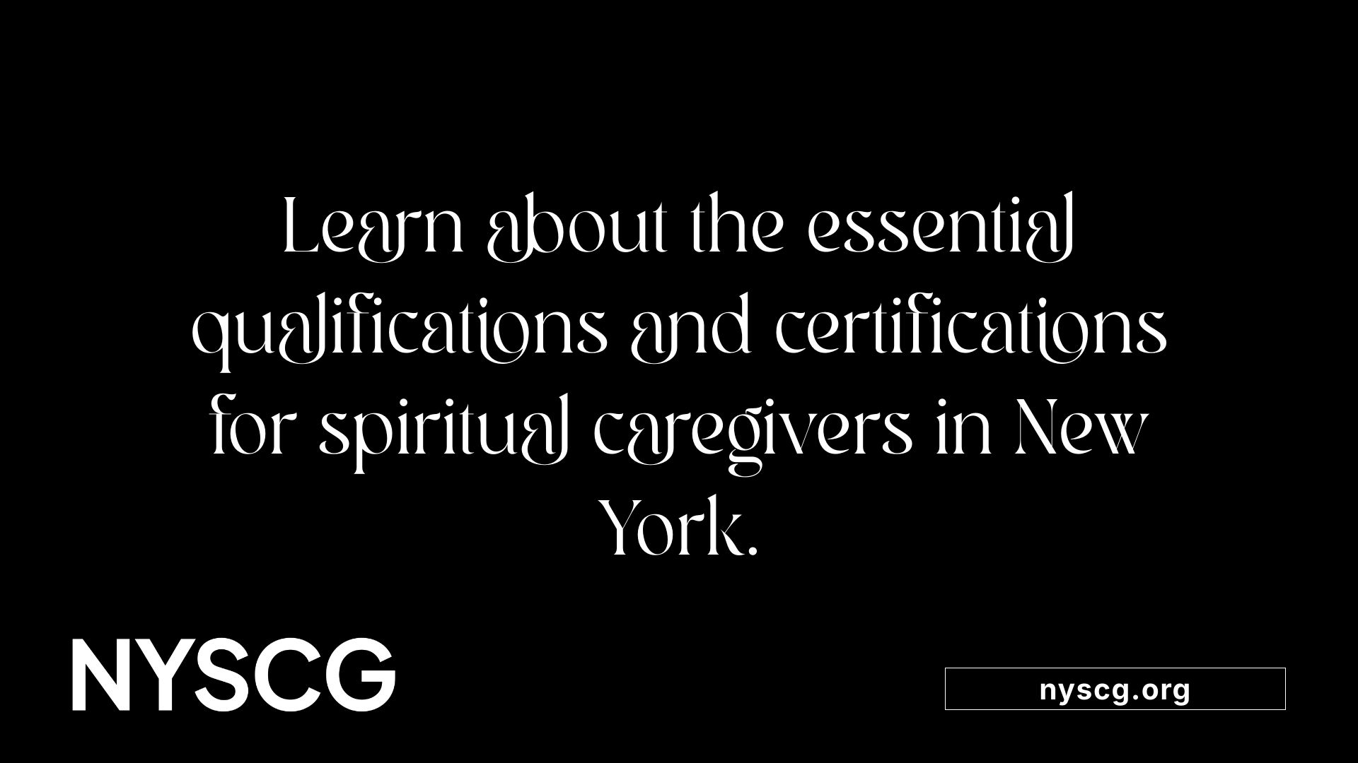 Learn about the essential qualifications and certifications for spiritual caregivers in New York.