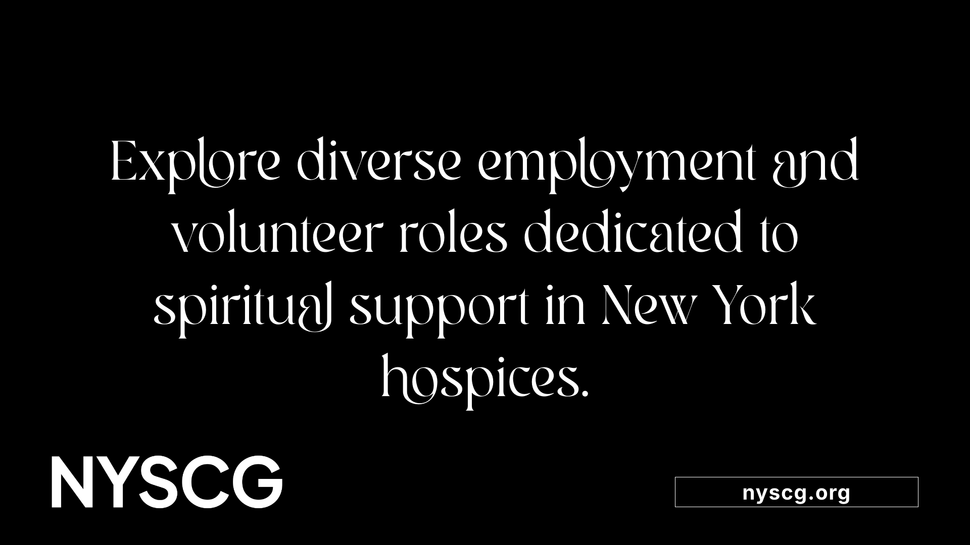 Explore diverse employment and volunteer roles dedicated to spiritual support in New York hospices.