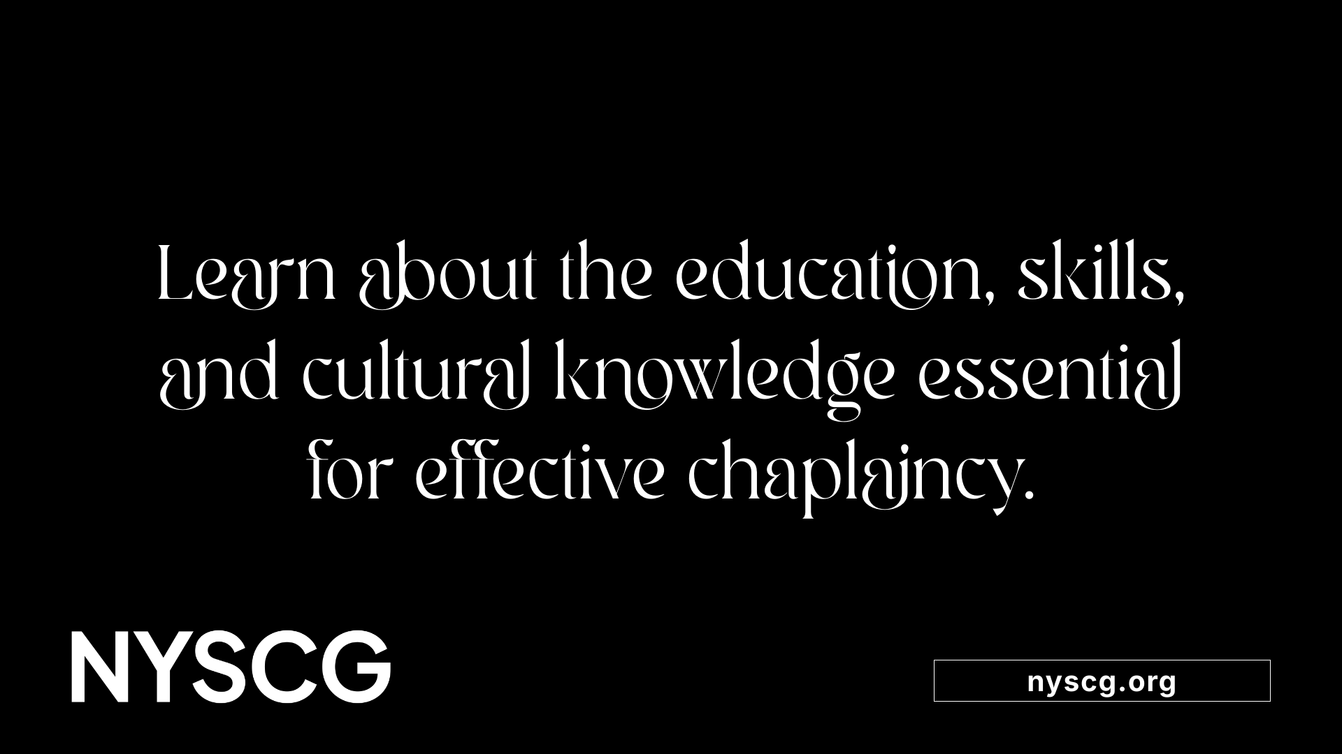 Learn about the education, skills, and cultural knowledge essential for effective chaplaincy.