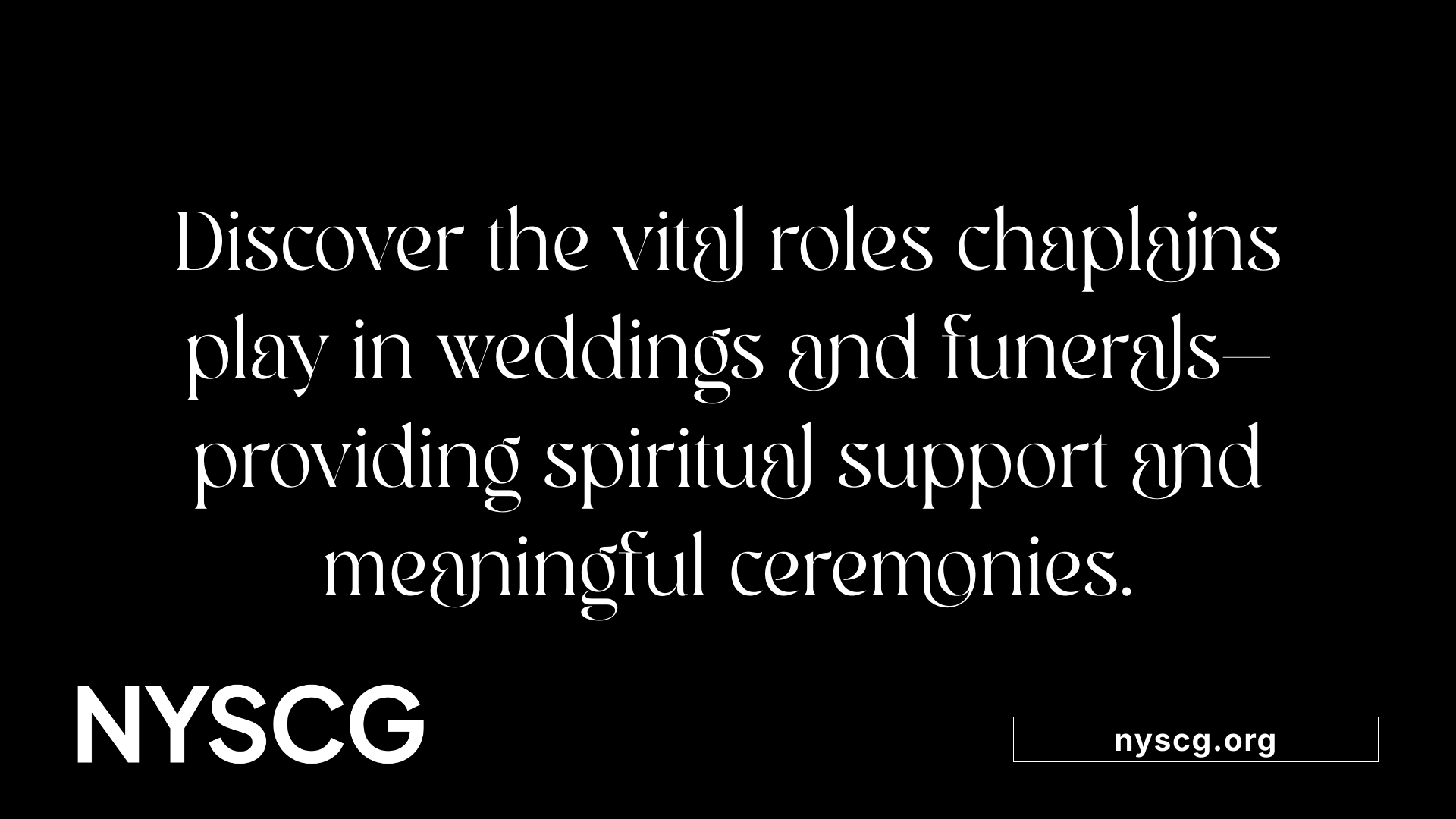 Discover the vital roles chaplains play in weddings and funerals—providing spiritual support and meaningful ceremonies.