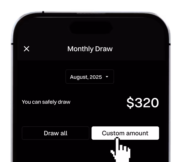 Draw from your portfolio while saving at the same time