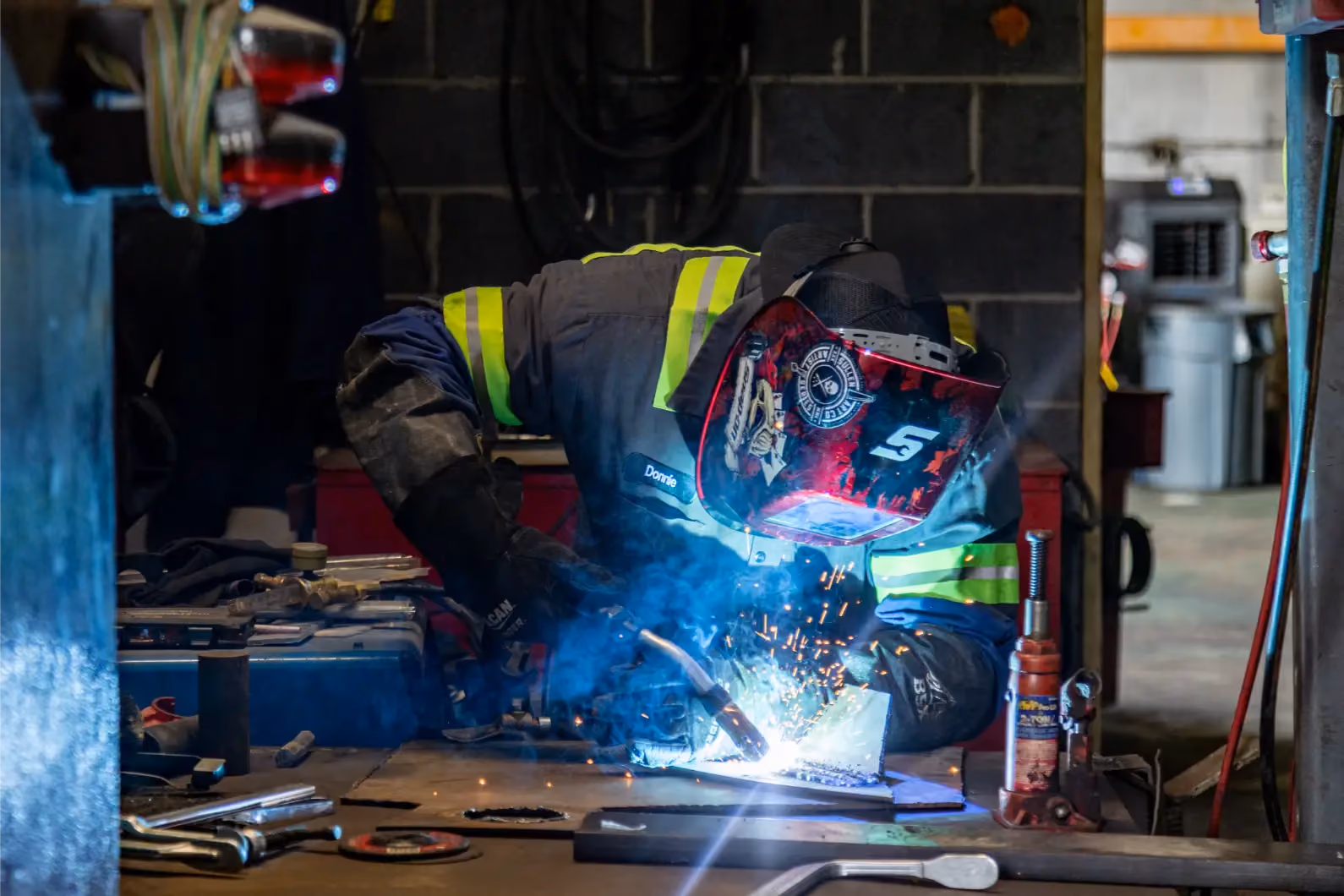 Diesel mechanic performing Welding & Fabrication in Dubuque, IA