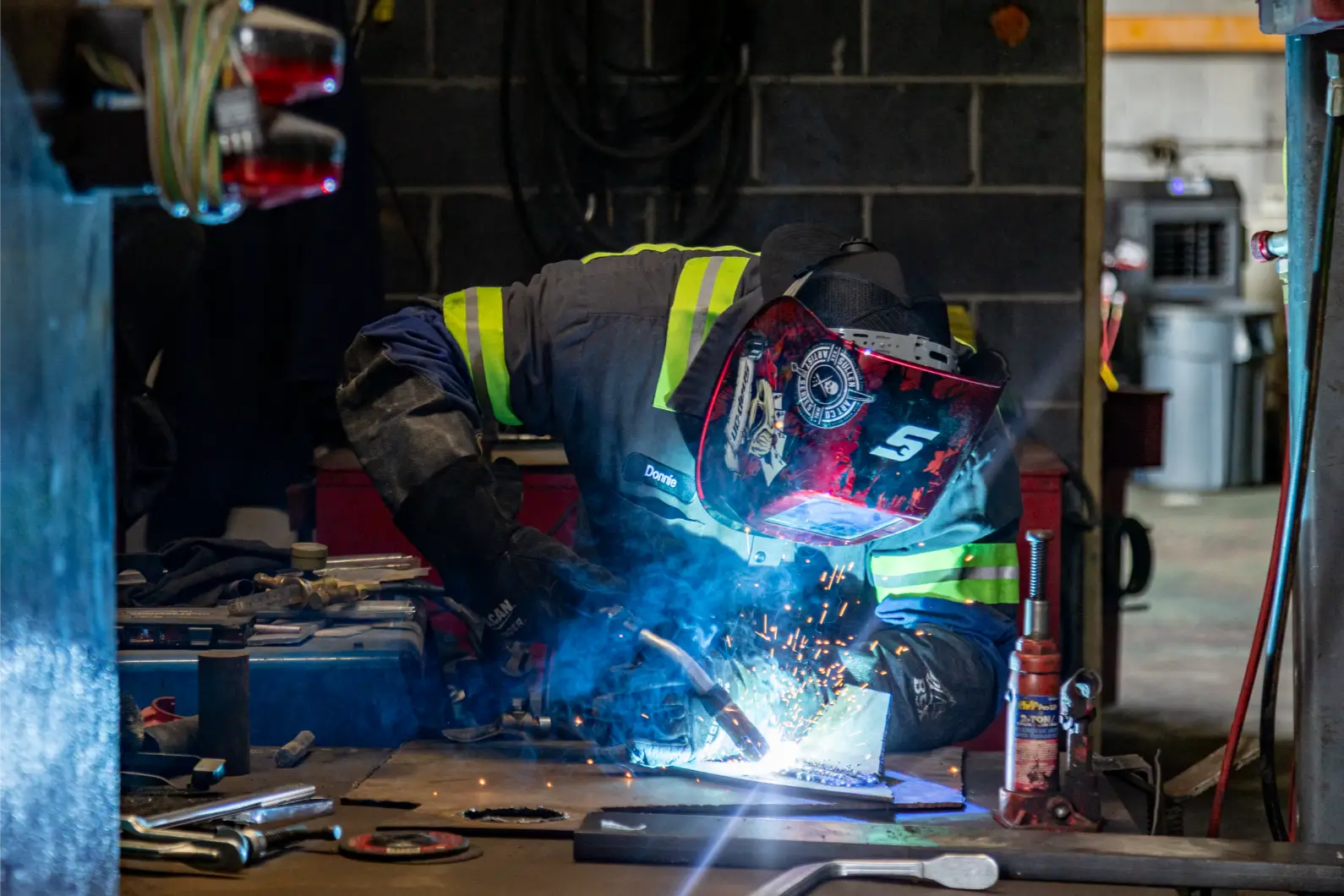 Diesel mechanic performing Welding & Fabrication in Dubuque, IA