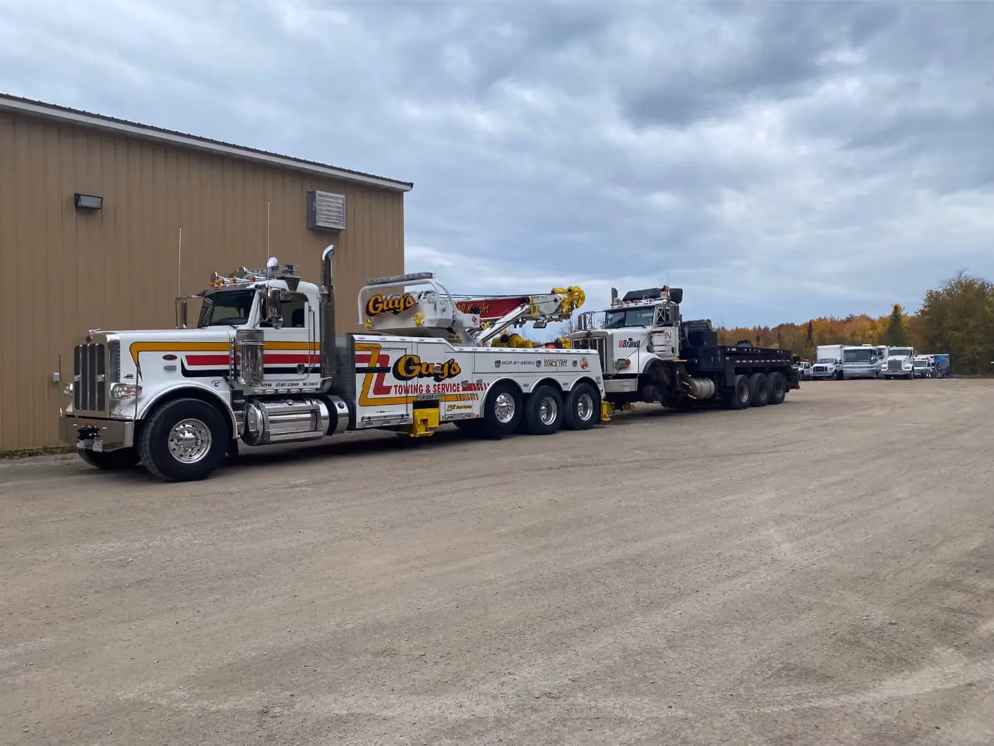 Diesel mechanic performing Towing Services in Dubuque, IA