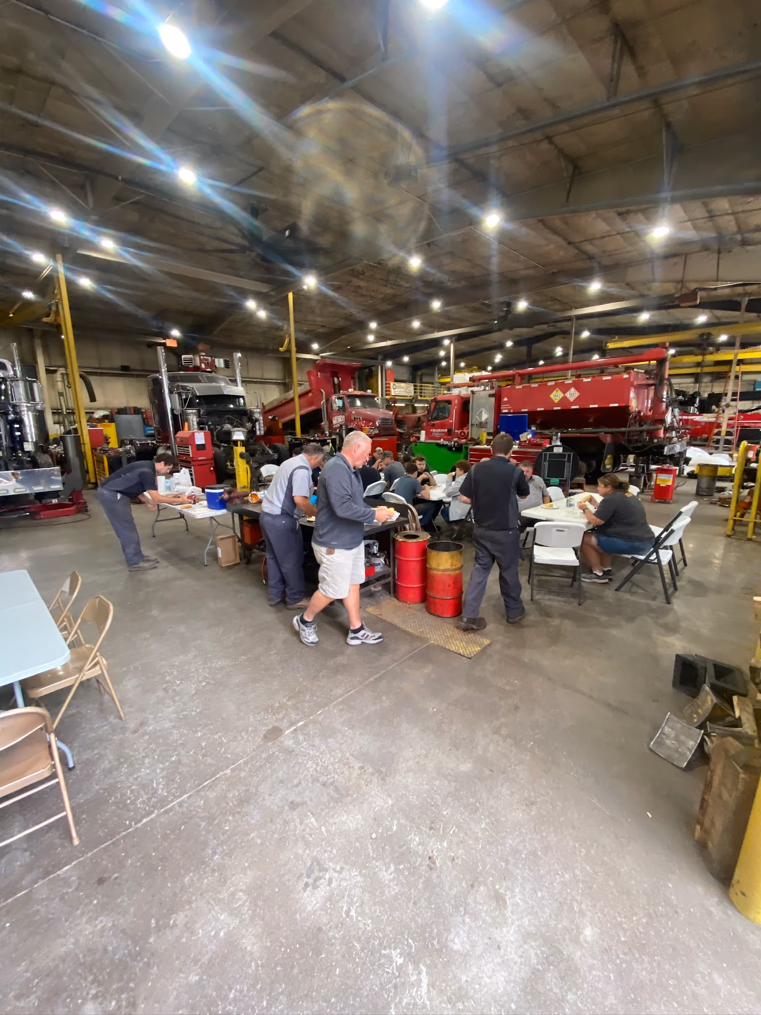Diesel mechanic performing truck repair in Galena, IL
