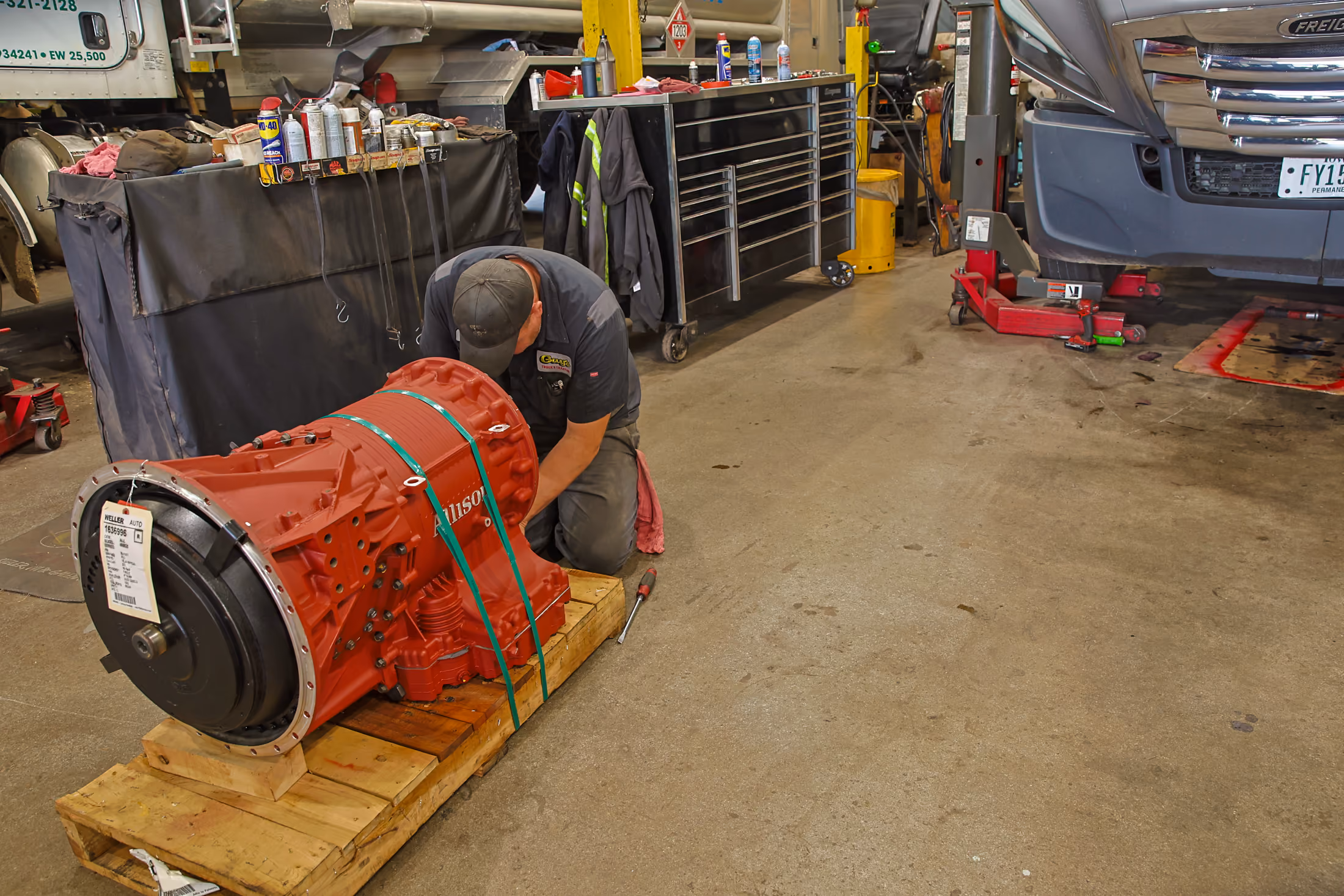 Guys truck and tractor shop in Kieler, WI