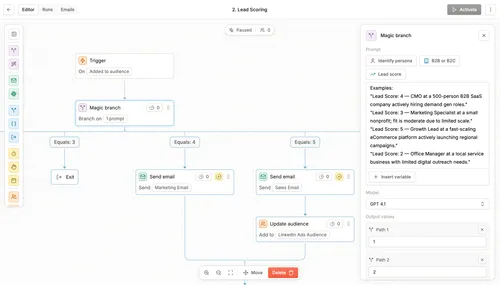 image showing the editor within the conversion app