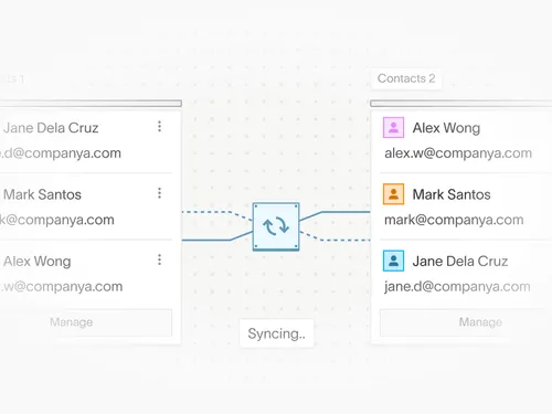 image of the syncing of campaigns and leads in the conversion app