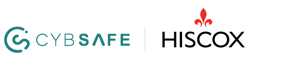 CybSafe x Hiscox partnership logo