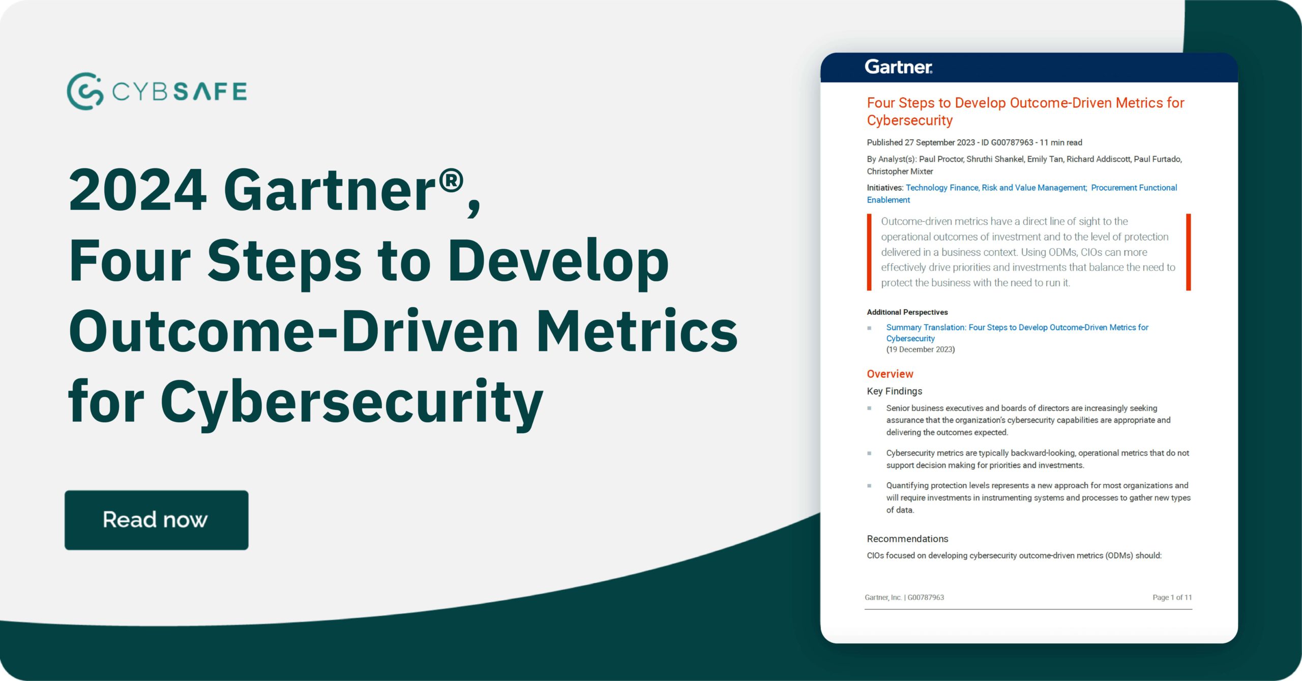 2024 Gartner®, Four Steps to Develop Outcome-Driven Metrics for ...