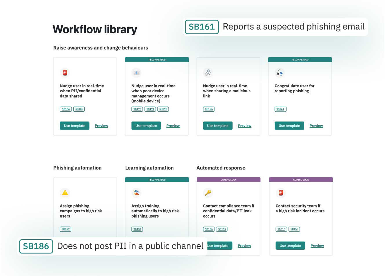 CYBSAFE-workflows releaes page workflow library-v4