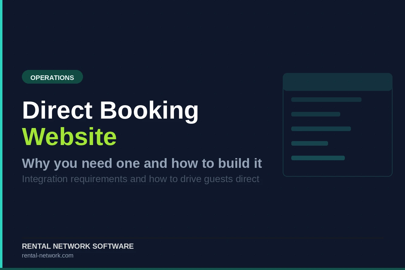 Direct Booking Website for Vacation Rentals: Why You Need One and How to Build It