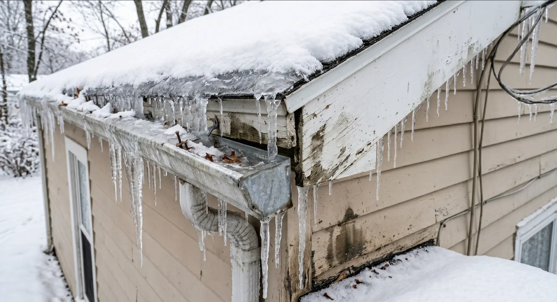 Why Your Gutters Ripped Off the House This Winter