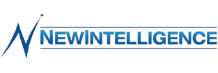 New Intelligence company logo with stylized N and blue text.
